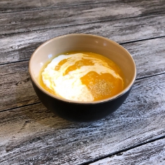 Гарбузовий крем-суп з лососем + упаковка