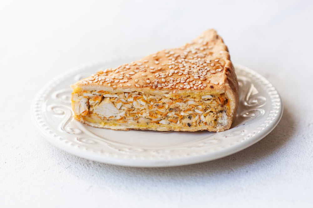 Кіш з куркою