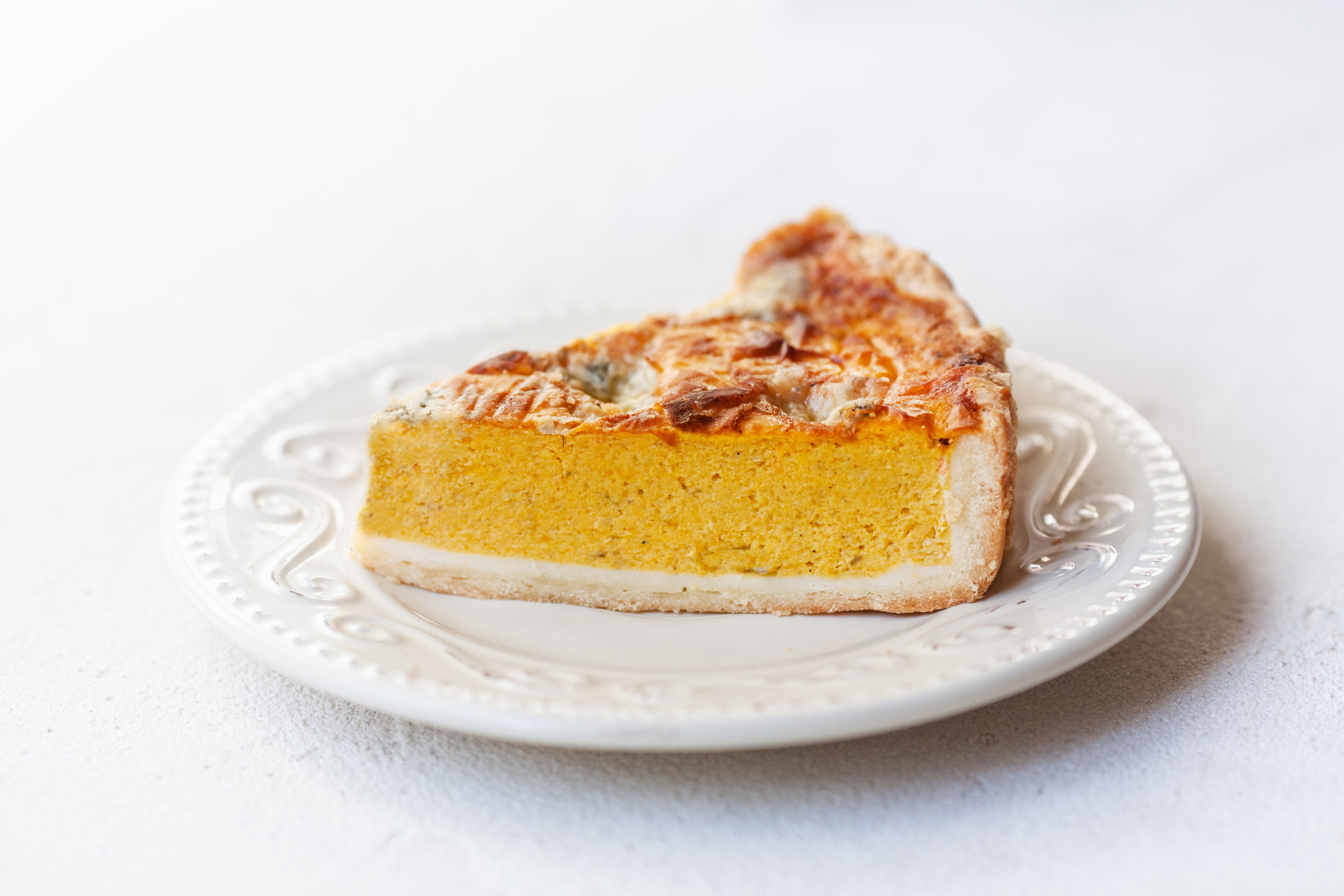 Гарбузовий пиріг з блакитним сиром