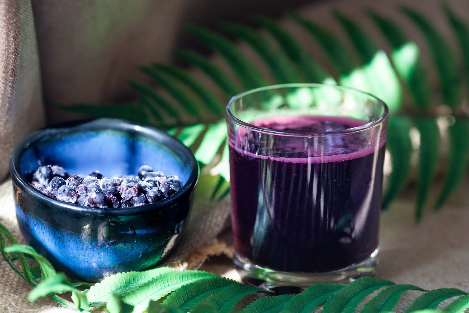 Чіа смузі чорничний