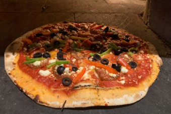 Pizza Lombarda de 38 cms.