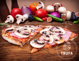 Pizza de Hongo y Jamón 30 cms.