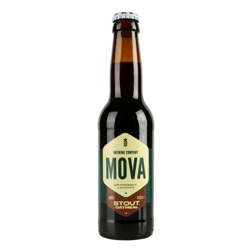 Пиво MOVA - Stout Outmel 4.9% - 0.33л.