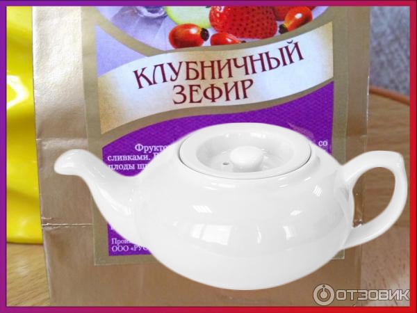 Чай Фруктовый Клубничный зефир 0,5л
