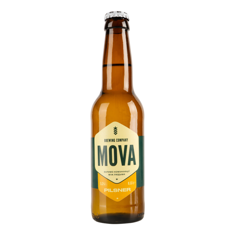 Пиво MOVA - Pilsner 5.3% - 0.33л.