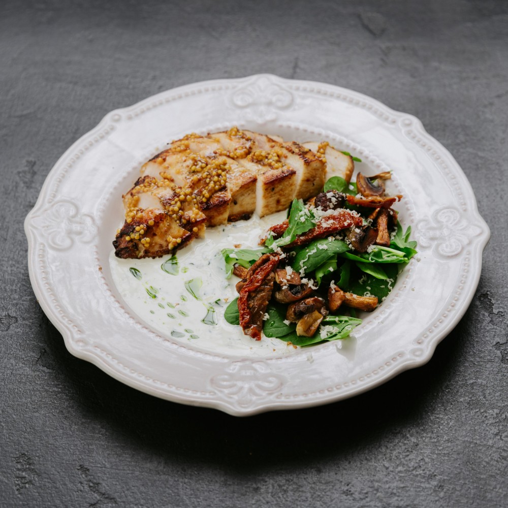 Стейк з курки з сирним соусом 299 КУПОН