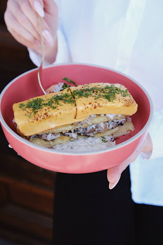 Дерун з грибним жульєном КУПОН