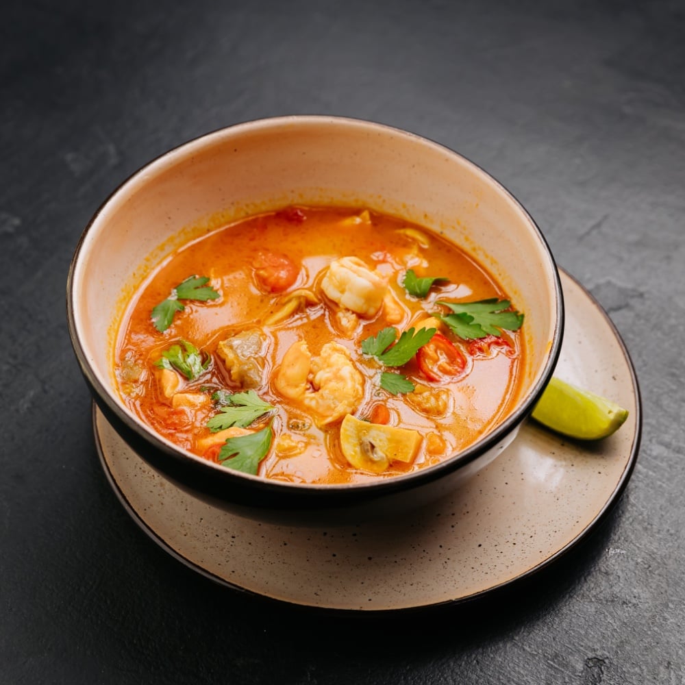 Суп Том ям з морепродуктами 349 КУПОН