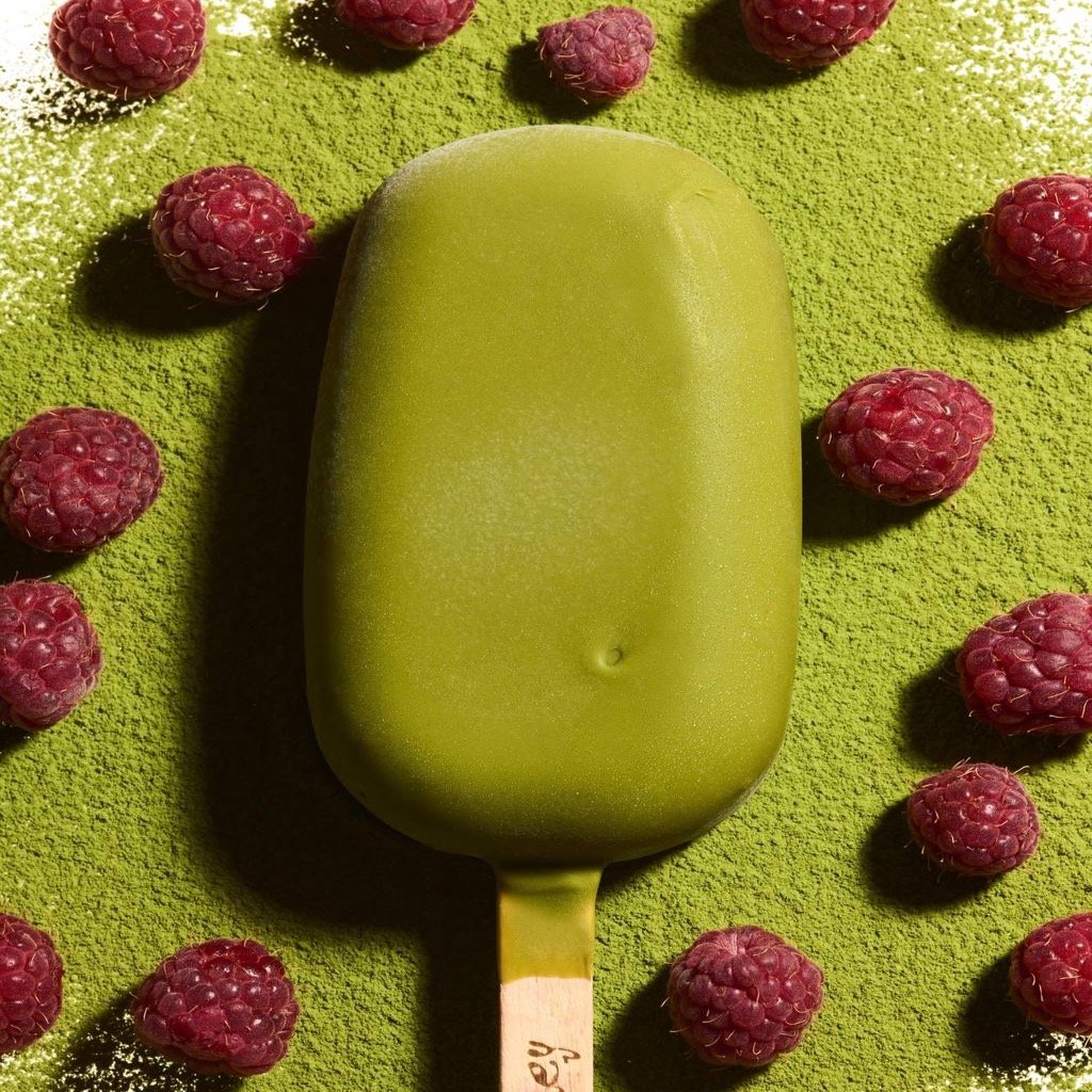 Морозиво Матча малина шоколад