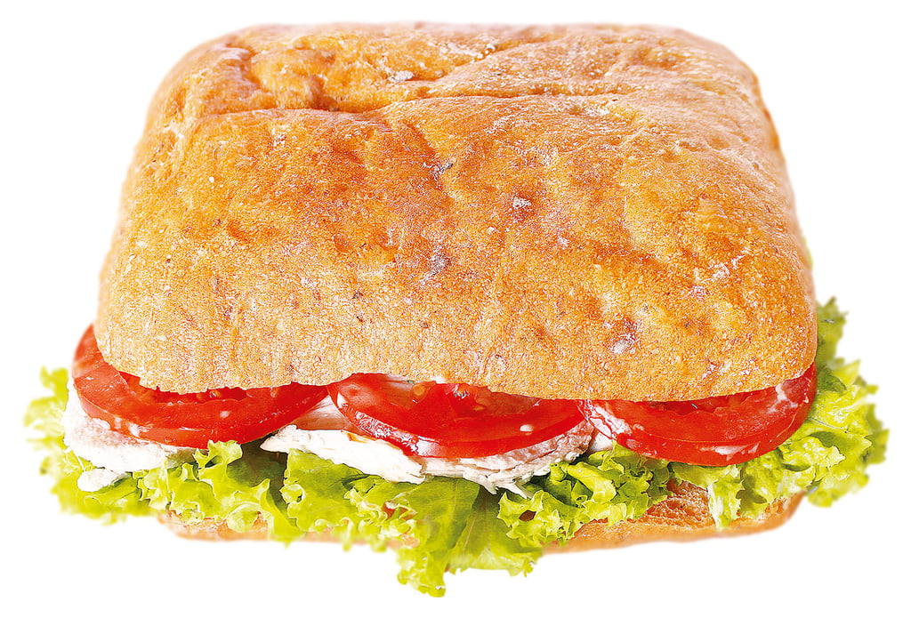 Томатна Чіабата з куркою