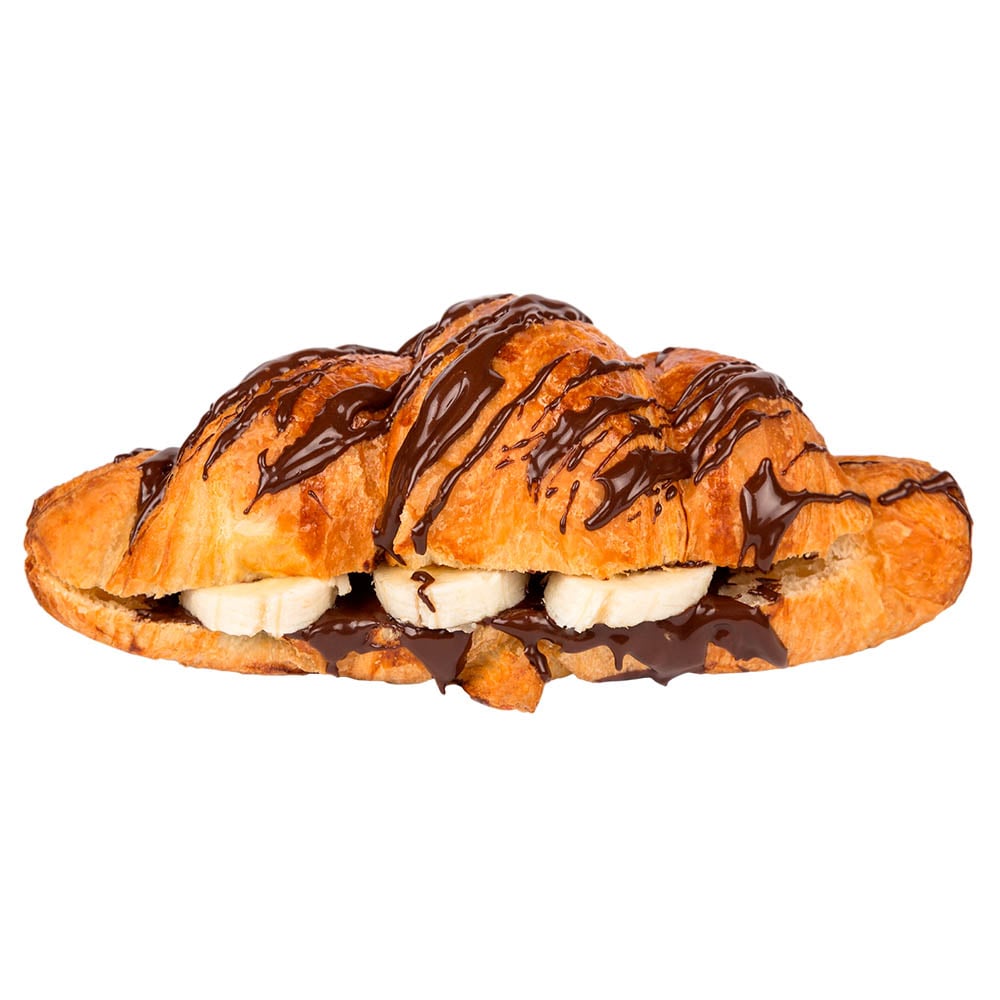 Круасан МАКСІ з шоколадом та бананом