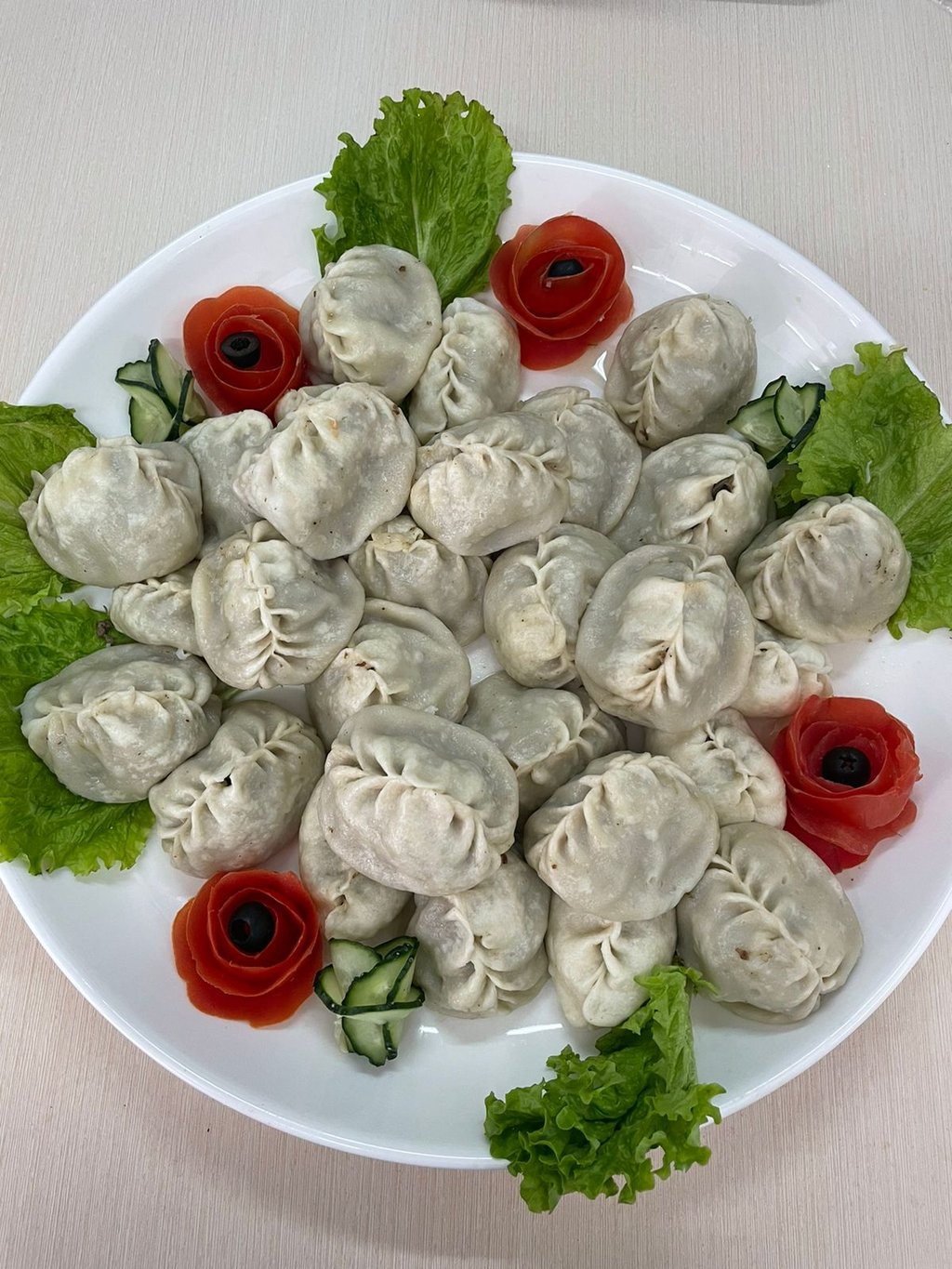 Манты с мясом