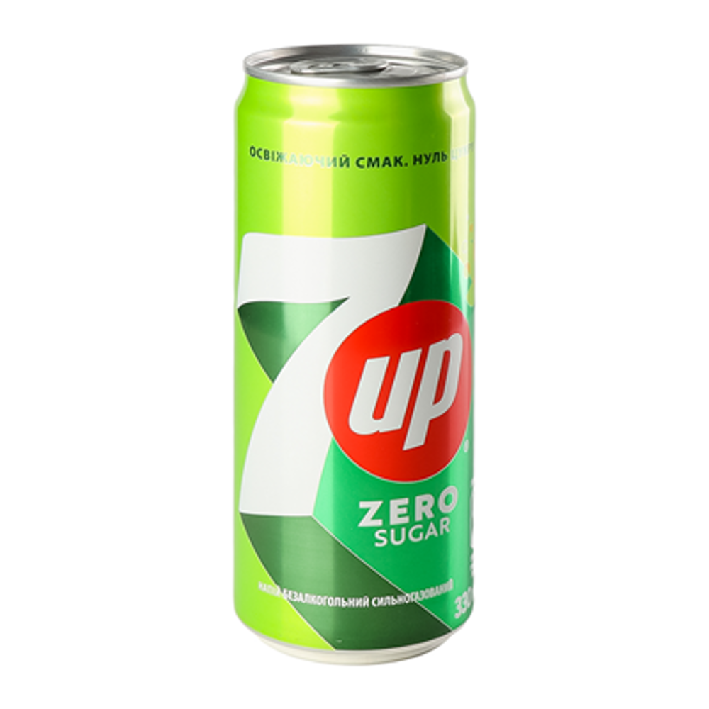 Напій б/а c/газ на ароматиз 7up zero