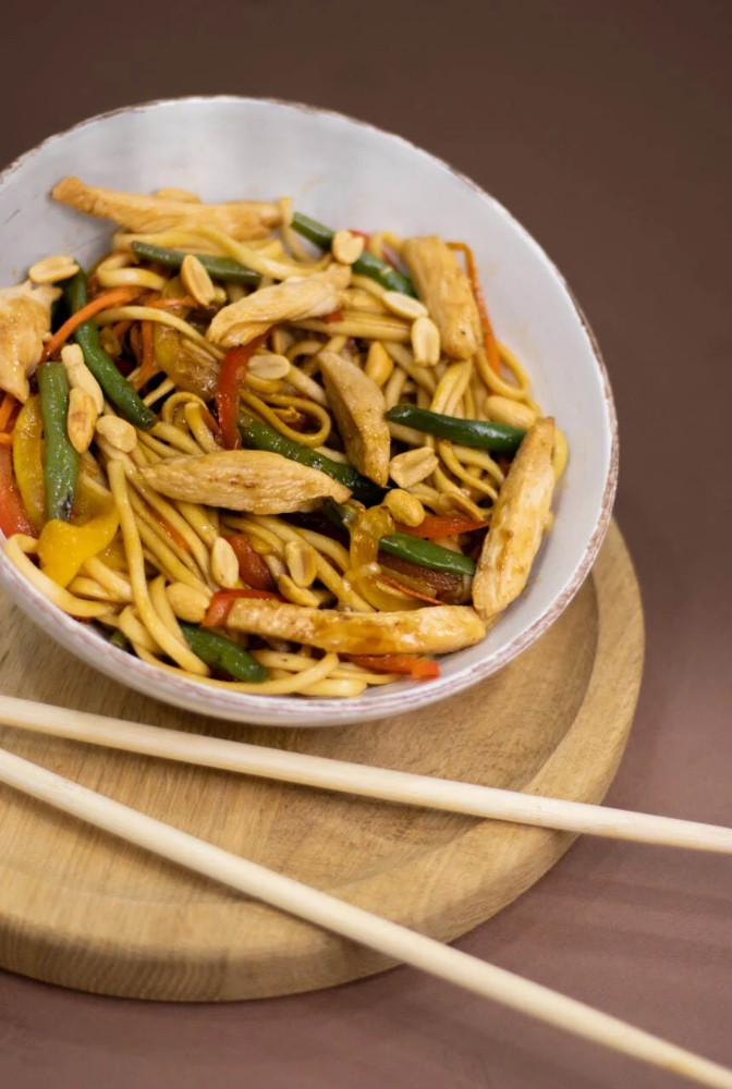 Локшина Удон з куркою