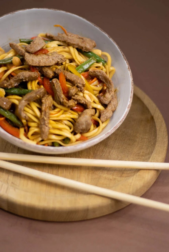 Локшина Удон з яловичиною