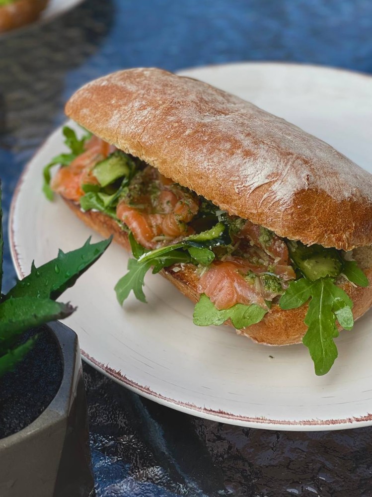 Чіабатта з Лососем