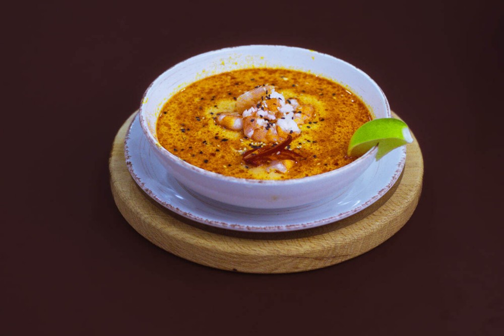 Том Ям з креветкою