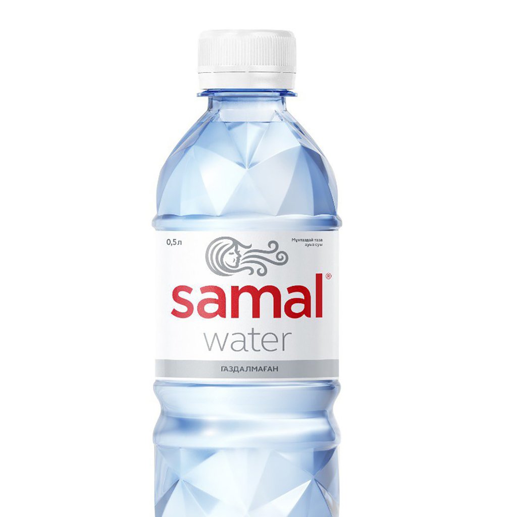 Вода Самал, без газа, 0.5л, пэт