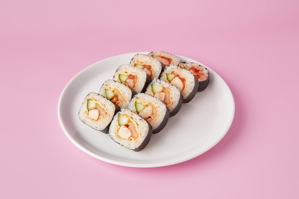 Кимпаб с курицей и кимчи