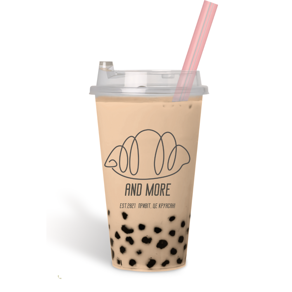 Bubble tea milk cream