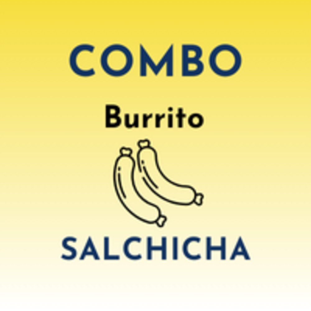 COMBO BURRITO HUEVO CON SALCHICHA