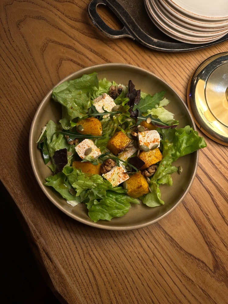 Roasted sweet potato salad