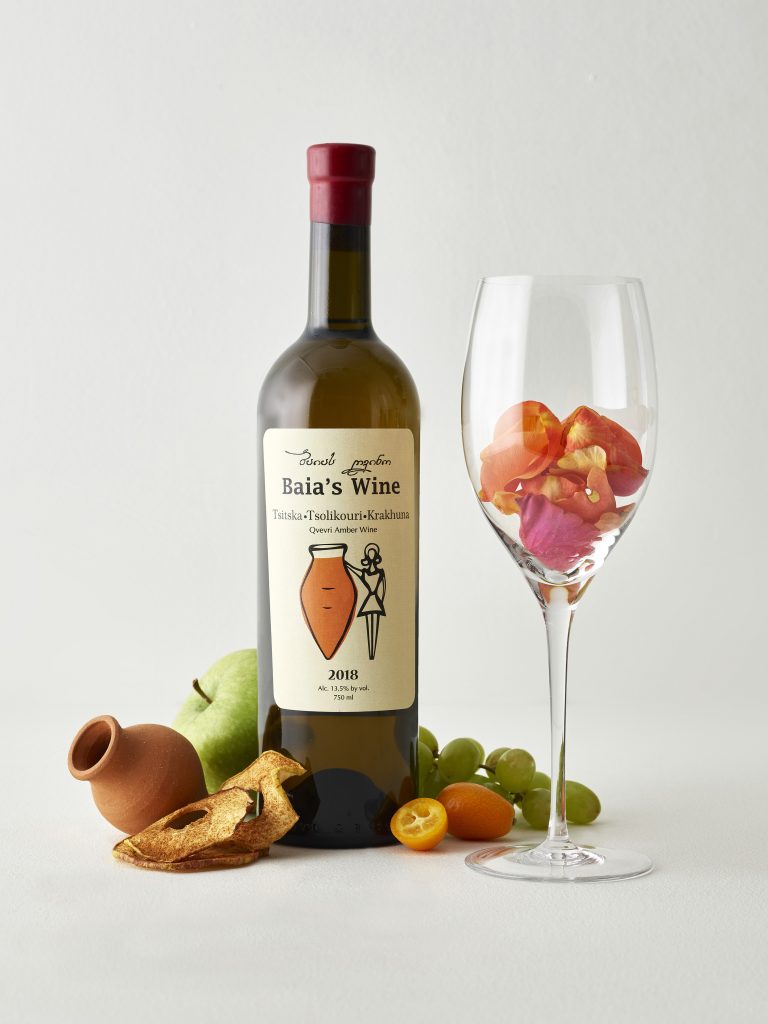 "Baia's wine" Tsitska -Tsolicouri - Krakhuna glass