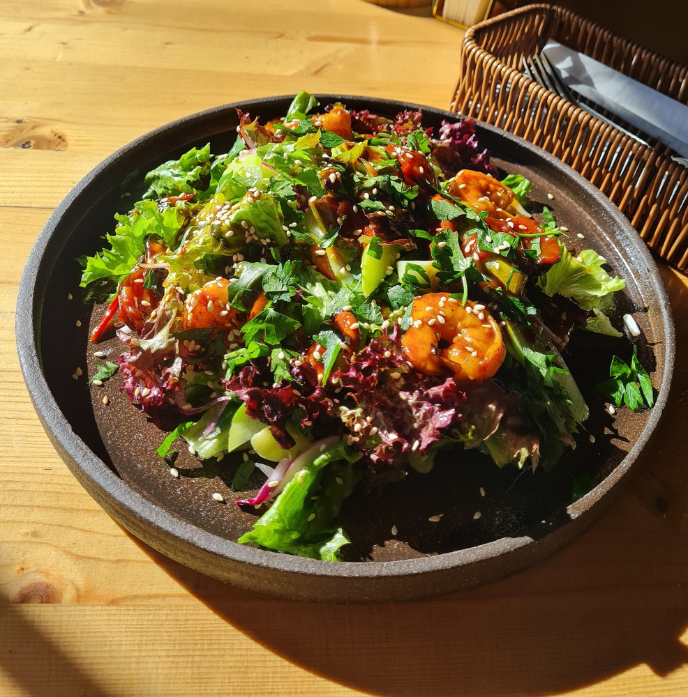 Seafood Salad with Asian Sauce