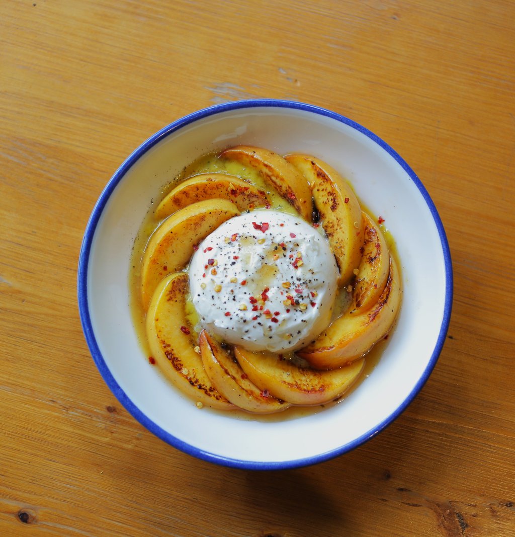 Burrata & Peach