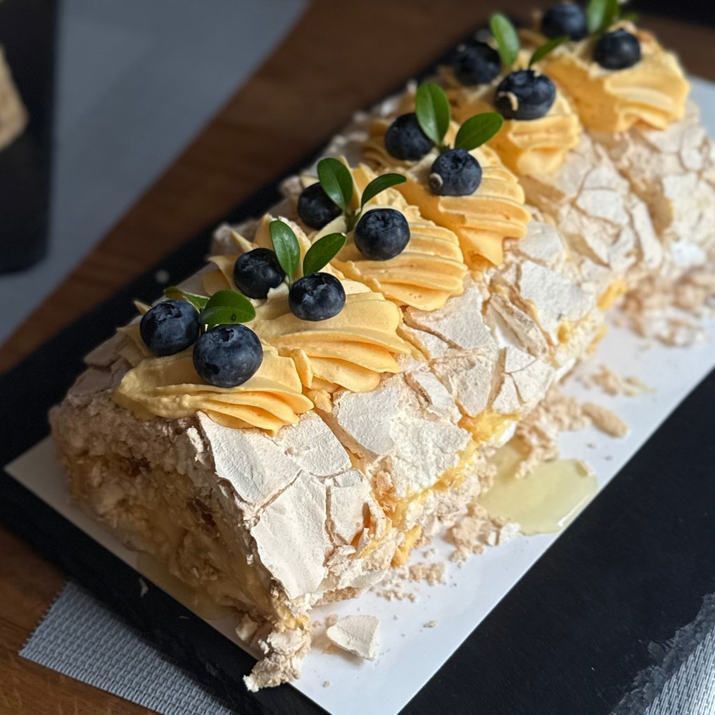 Меренговий рулет