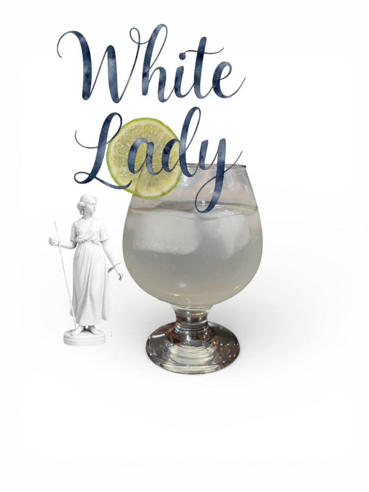 Коктейль "Біла Леді" (джин, триплсек, сік лимону, спрайт)