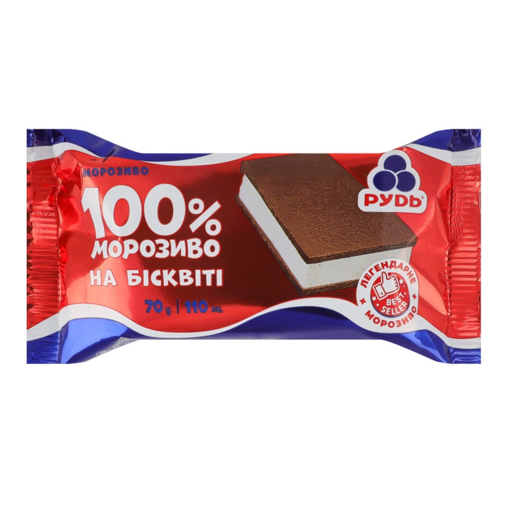 Брикет 100% на бісквіті, 70г