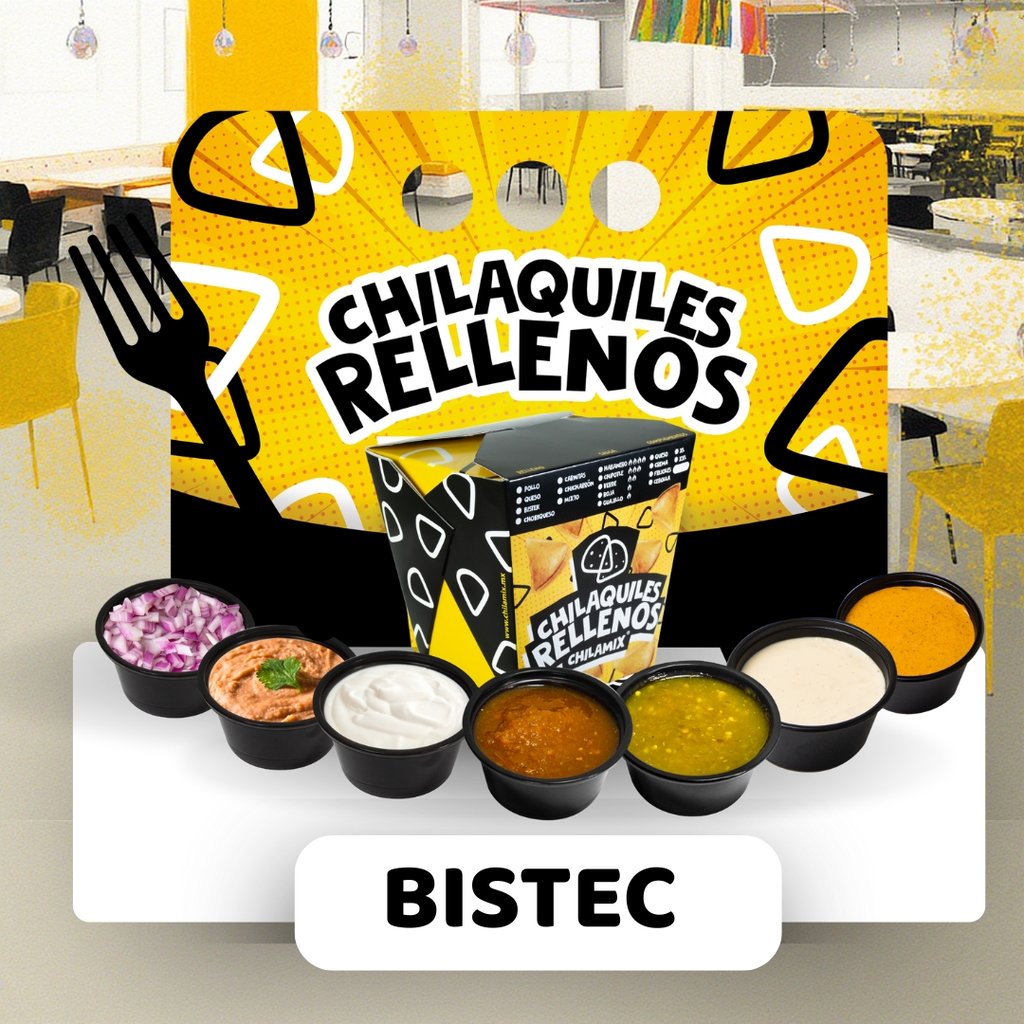 Chilaquiles Rellenos de Bistec (15 pzs.)