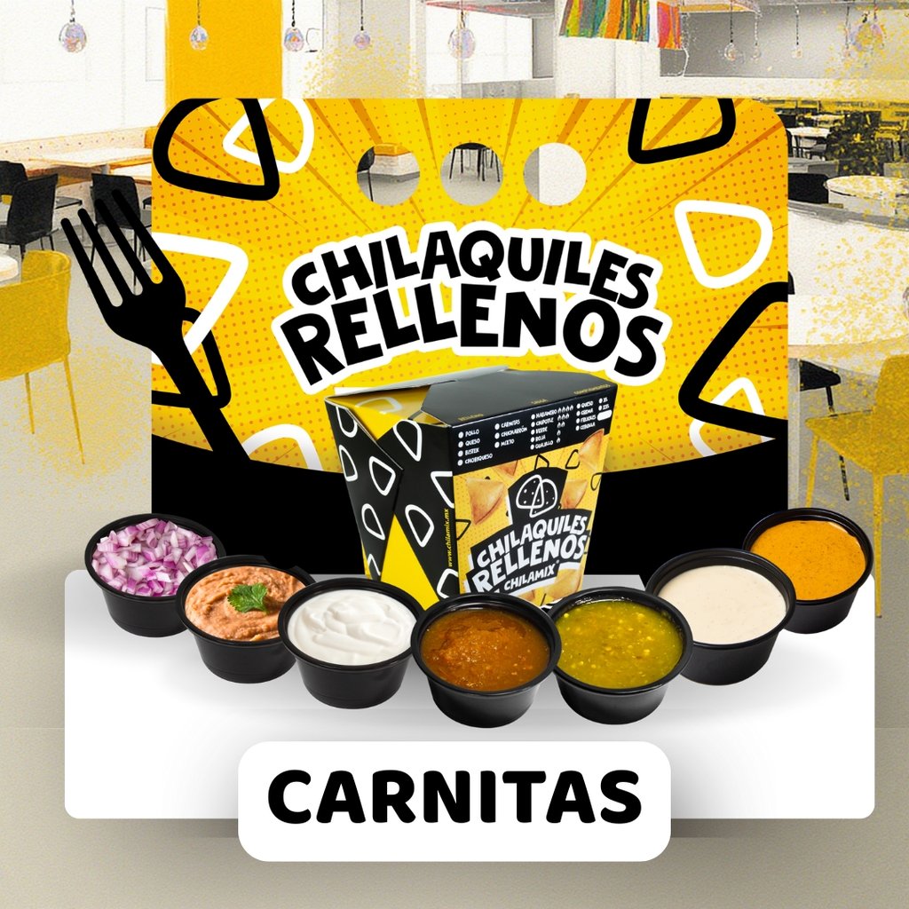 Chilaquiles Rellenos de Carnitas (15 pzs.)