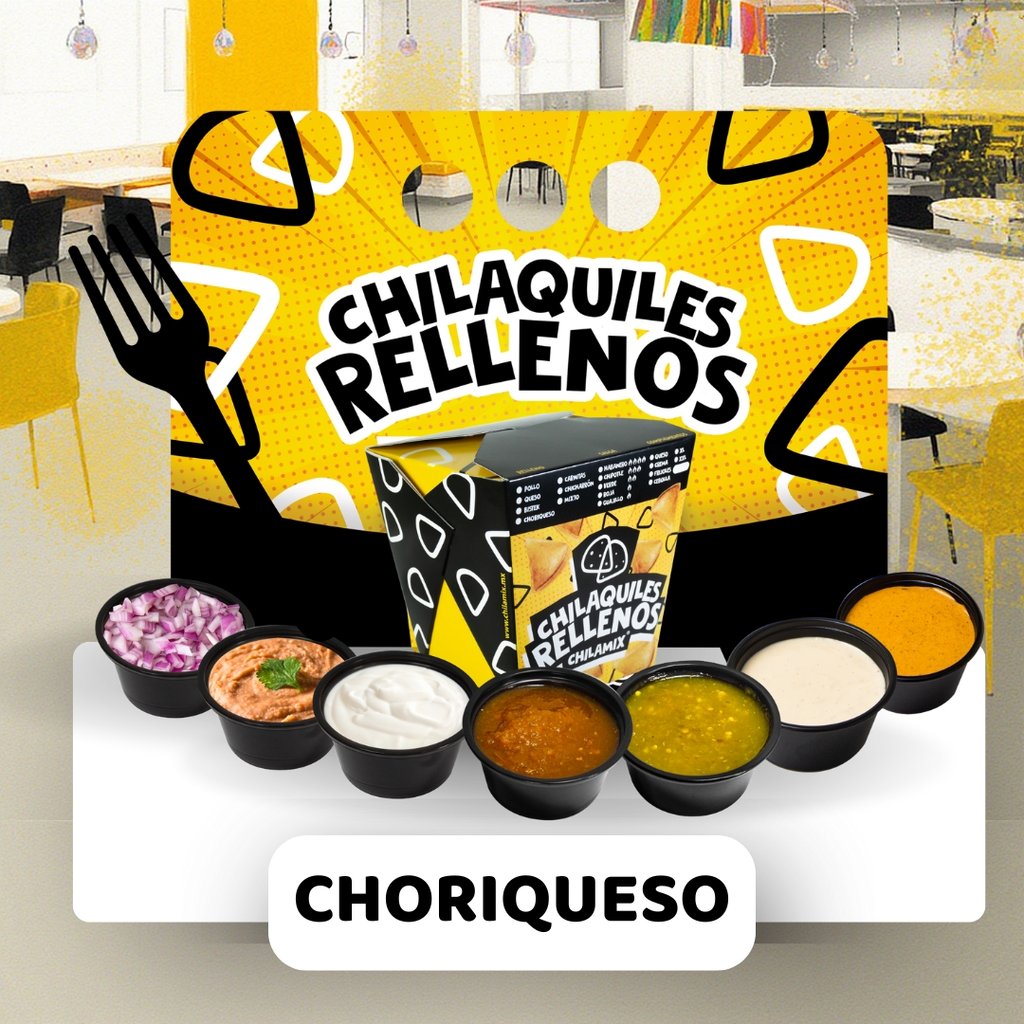 Chilaquiles Rellenos de Choriqueso (15 pzs.)