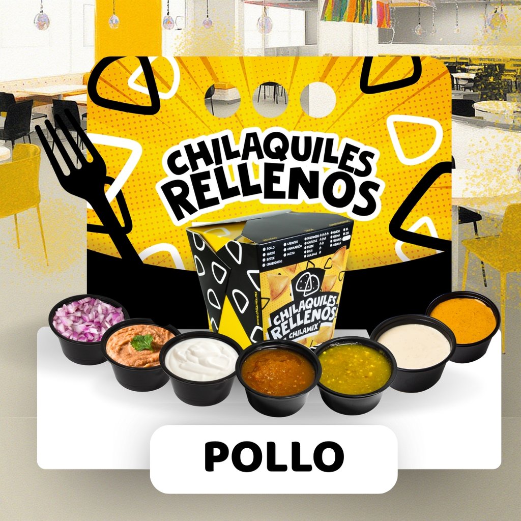 Chilaquiles Rellenos de Pollo (15 pzs.)