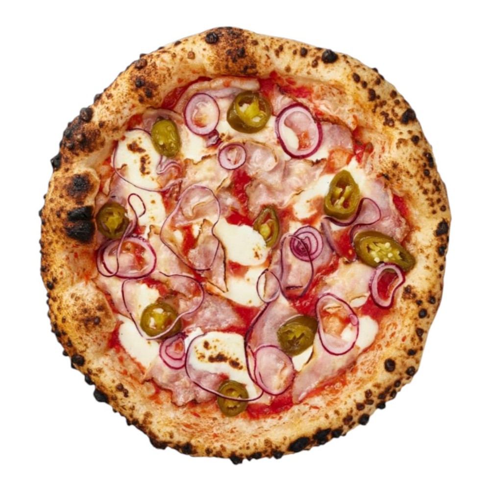 Піца з беконом і халапеньйо 