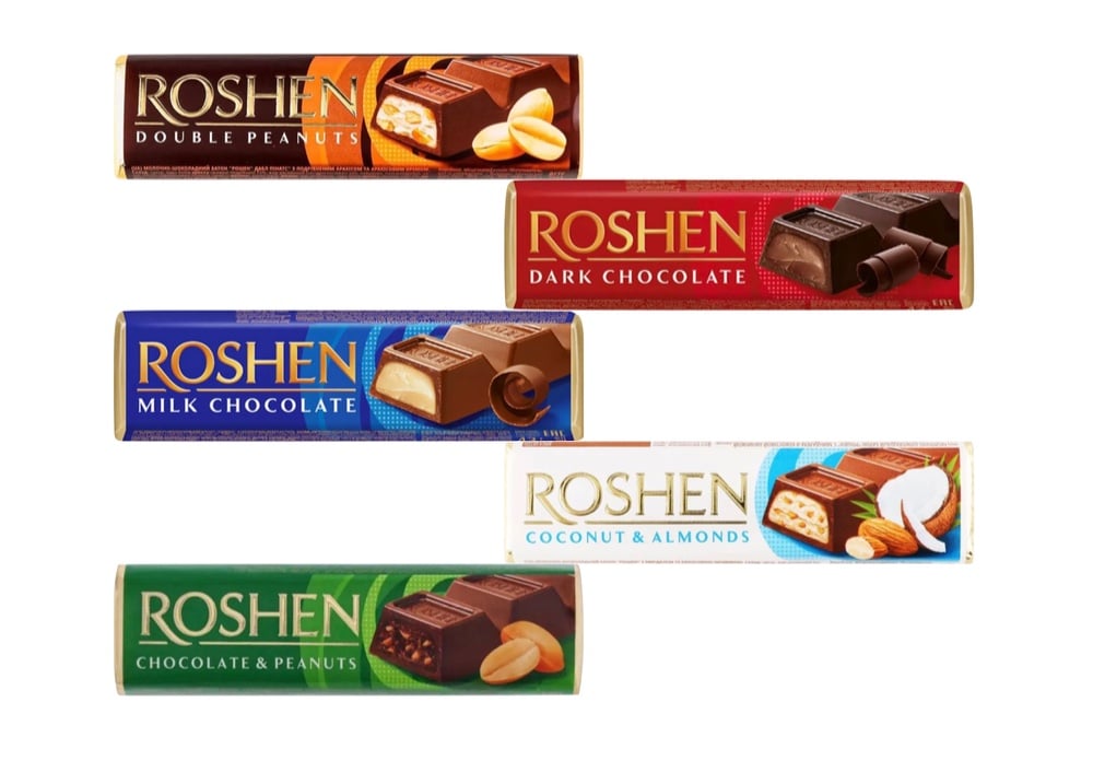 Батончик Roshen асортимент