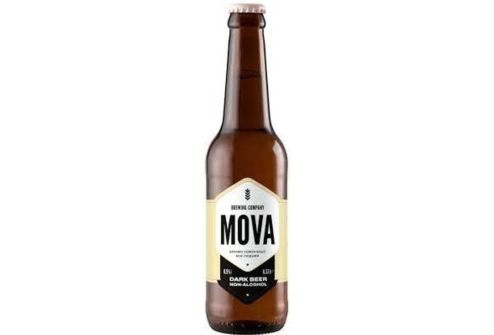 Пиво Dark Non-Alcohol Mova 0.33