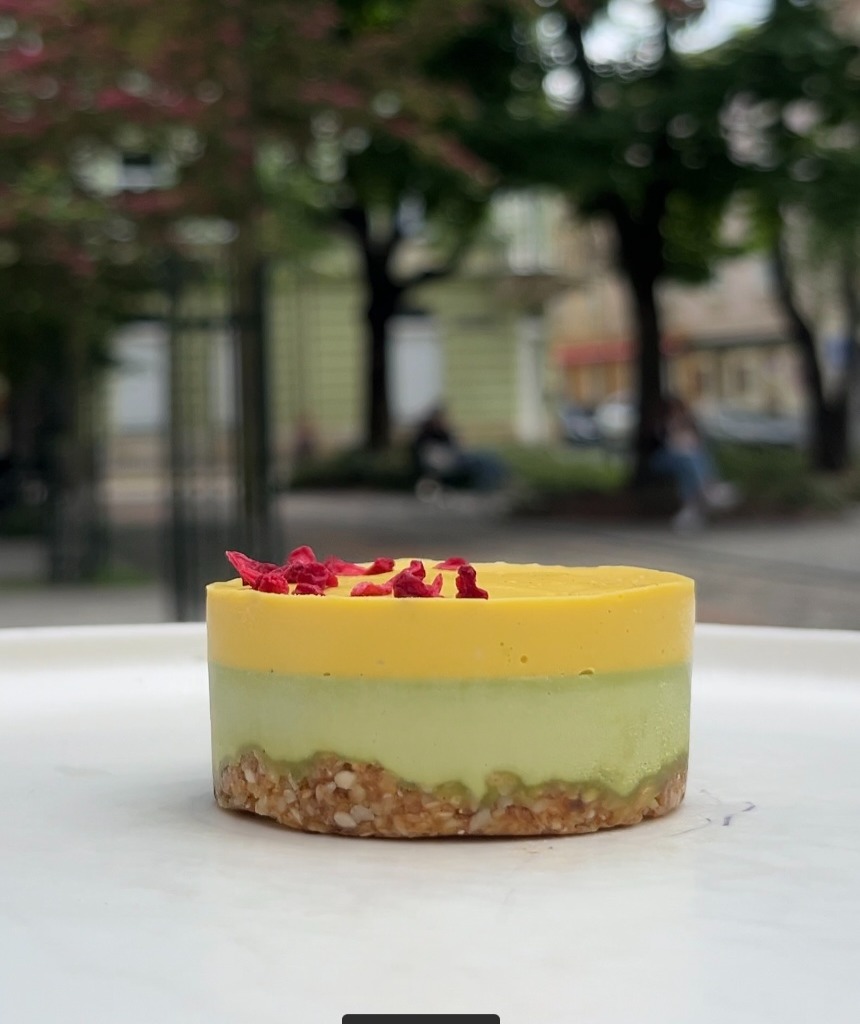 МАТЧЕВО - МАНГОВИЙ СИРОЇДНИЙ Б\Г & БЕЗ ЦУКРУ \ RAW MATCHA - MANGO