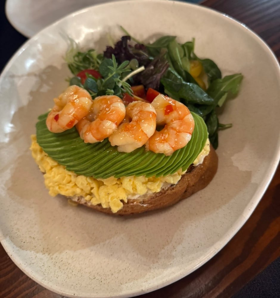 Скрамбл з креветкою