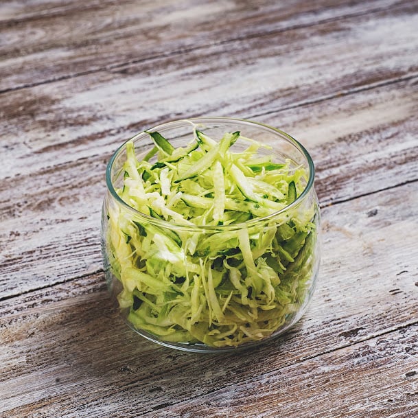 Салат паняночка (капуста+огірок)