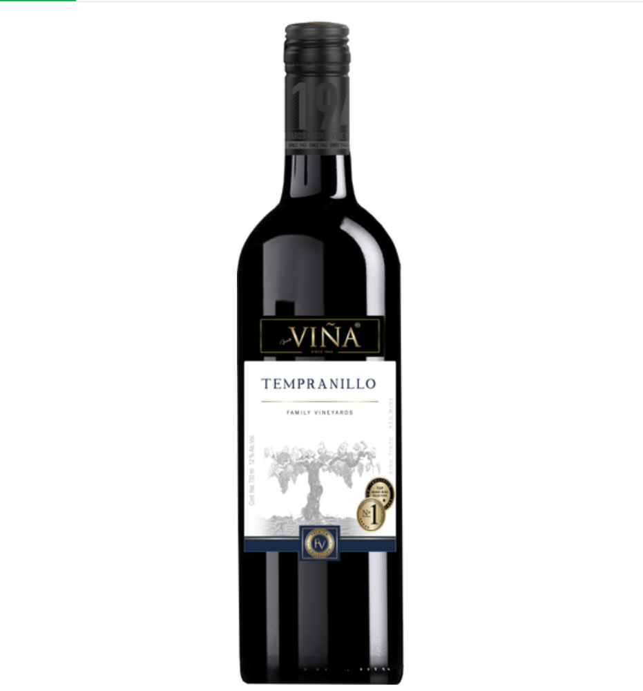 БХ Вино Fuentevina Tempranillo черв. сухе 0.75л