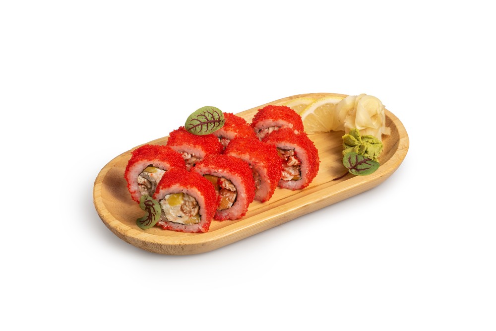 .Каліфорнія з вугром в ікрі 