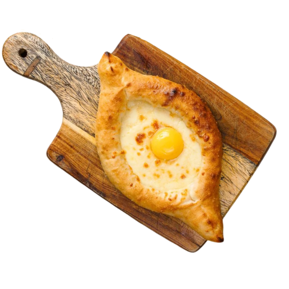 Хачапурі по-аджарськи з беконом