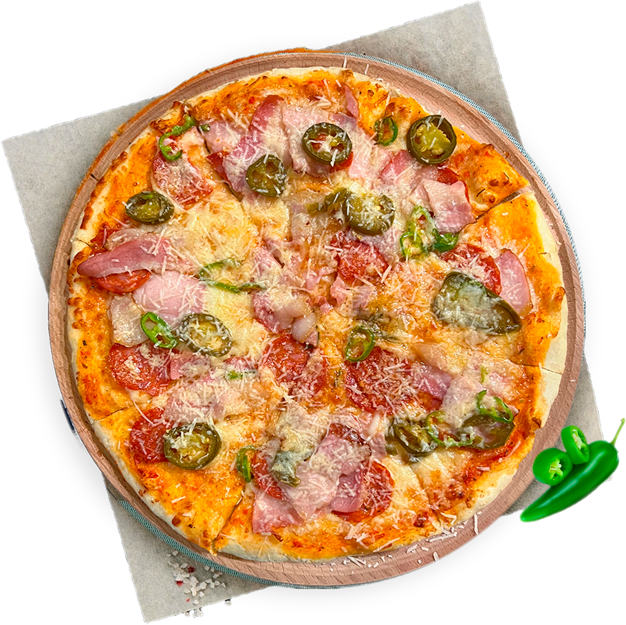 Піца М'ясна гостра 1/2