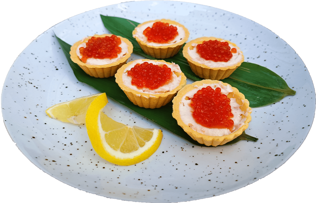 Тарталетки з ікрою