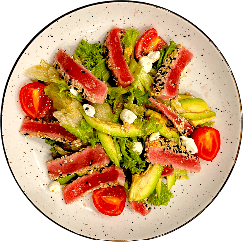 Салат з тунцем та авокадо