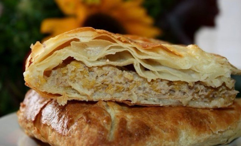 Грецький Шмуш з гарбузом та м`ясом