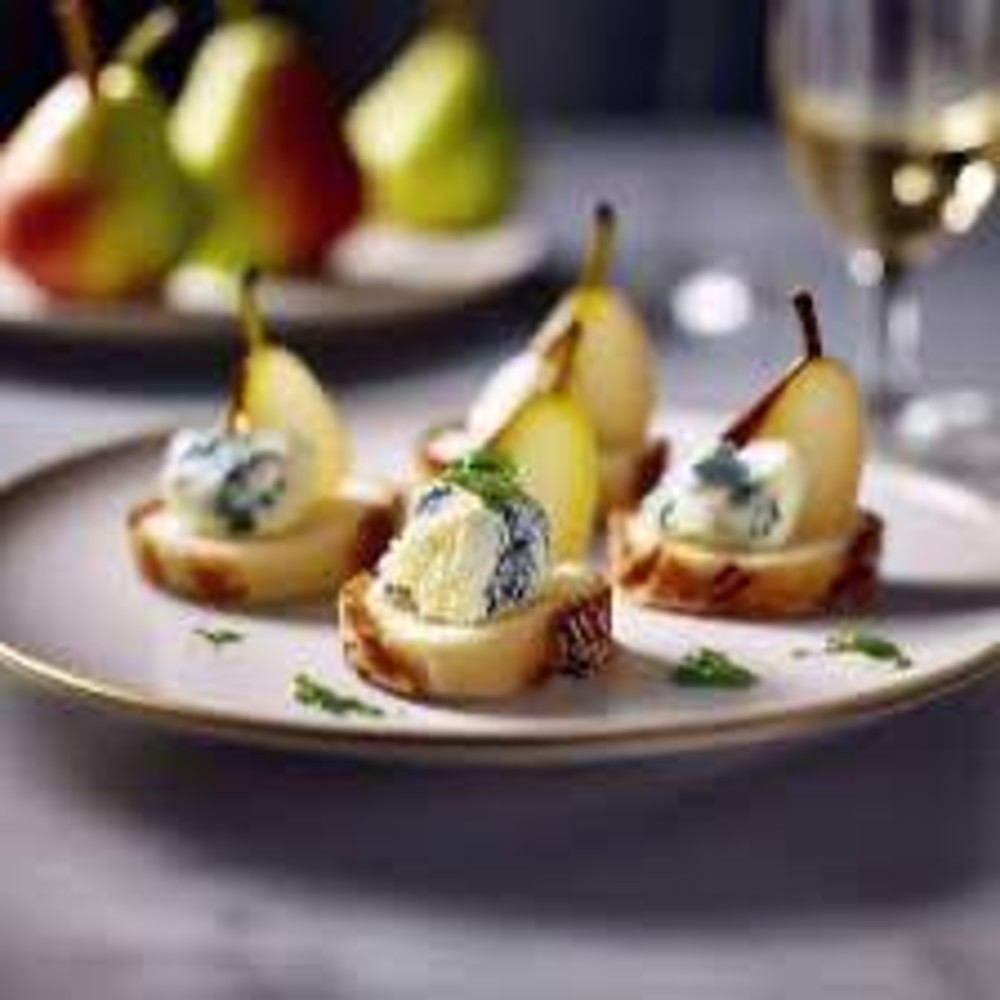 Канапе дор-блю з грушею